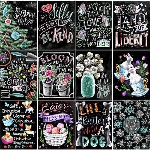 EverShine DIY Diamond Painting 5D Landscape Diamond Embroidery Mosaic Art Picture Of Rhinestones Cartoon Beaded Wall Art