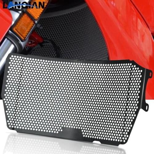 Motorcycle Radiator Grille Cover For Ducati Monster 821 1200 1260 Hypermotard SuperSport 950 S R SP Dark Stripe Diavel 1260