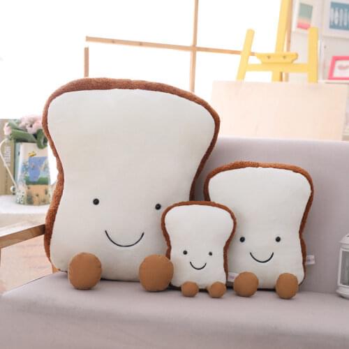 Cartoon Bread Plush Toy Stuffed Toys Soft Baby Comfort Doll Lovers Gift Child Present Sofa Pillow Cushion Kids Photography Props