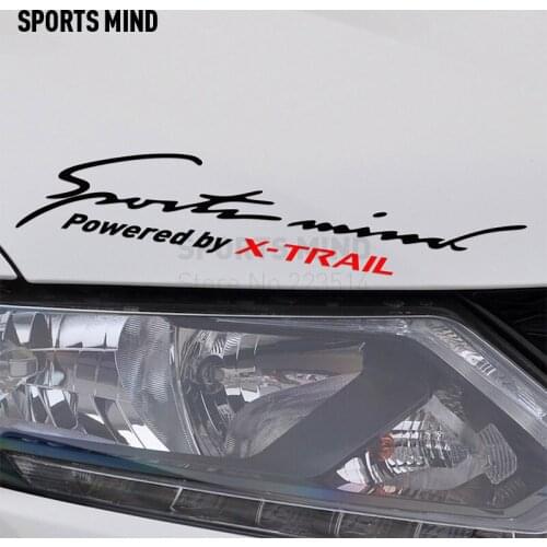 10 Pieces Sports Mind Car Styling On Car Lamp Eyebrow Sport Entertainment Car Sticker For nissan x-trail t32 accessories