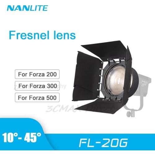 NANLITE FL-20G Fresnel Lens for Forza500W 200W 300W 200 300 500 Photography light Nanguang FL 20G For Camera Video