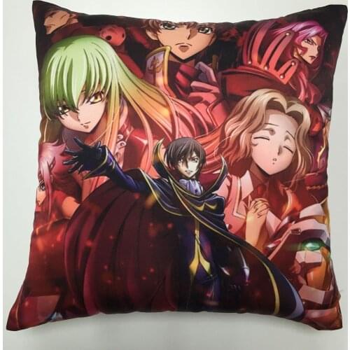 New CODE GEASS Hangyaku no Lelouch two side Pillowcases Hugging Pillow Cushion Case Cover Cosplay Gift 273