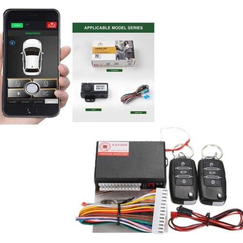 Keyless Entry central locking motor actuator Push Button Ignition Kit Door Lock SmartPhone Car Alarm System For Honda Accord