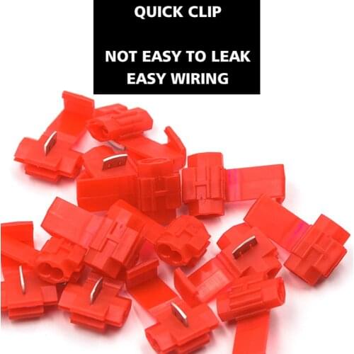 Wire Clip Connector Connection Terminal Wire Twist Connectors for Car Motorcycle Motorbike Atv Lamp Light