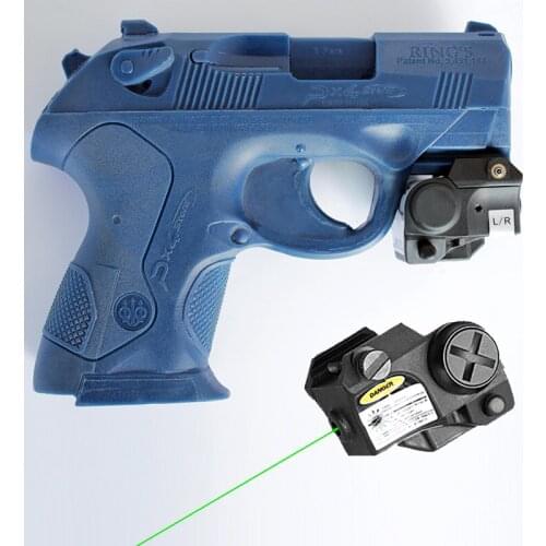 Subcompact Glock 17 Pistol Green Laser Sight Tactical Self Defense Weapons Gun Laser Picatinny Rail Aiming Lazer Pointer Scope