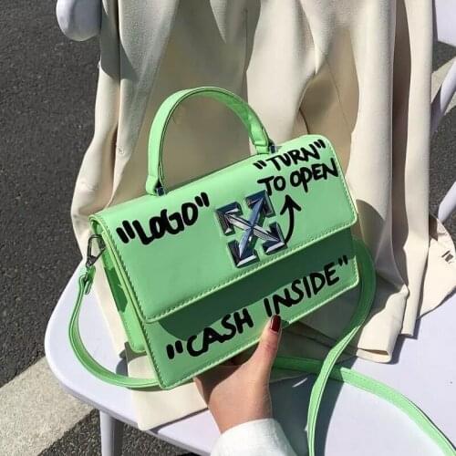 Bags for Women 2021 New Luxury Handbags Fashion Shoulder Messenger Bag Graffiti High Quality Designer Handbag Bolsos De Mujer