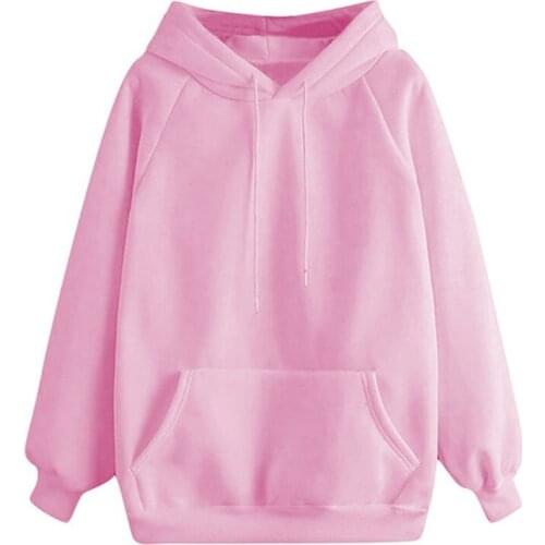 Oversized Hoodie Sweatshirt Women 2020 Spring Autumn Womens Clothes Womens Hooded Hoodies Woman Ladies Front Pocket Sweatshirts