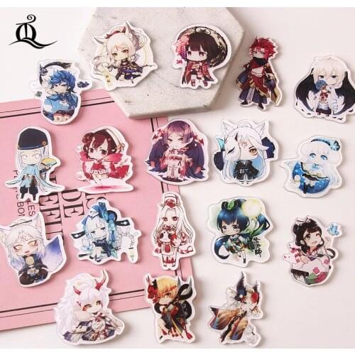 TQ 1pcs Onmyoji cartoon Badge Saber Brooch Pin Fate/Grand Order FGO Archer Collection Badge for Backpack Clothes Z83