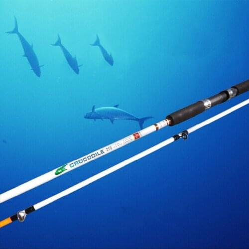 Lure rod FRP fishing rod solid cast rod Long shot fishing rods two color options