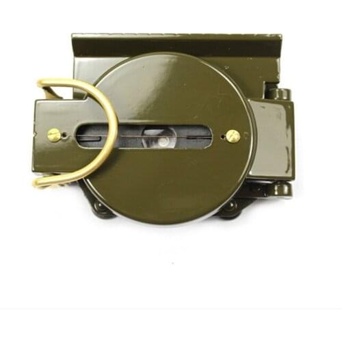 Military Tritium Aluminum Military Lens Traveling Compass American Metal Outdoor Compass Outdoor Safety Accessories