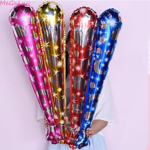 4X Large Aluminum Foil Balloon Baseball Bat Ball Baby Shower Kids Toy Cheer Blow Bar Inflatable Air Balloon Event Party Supplies