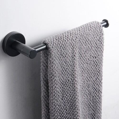 Stainless Steel Golden Bathroom Towel Rack 9 inch Black Hand towel bar Bathroom Accessories towels bath hanger