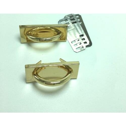 2 PCS gold metal arch bridge connector hanger for bags belts strap