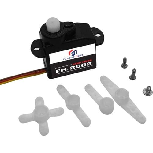 5pcs Flash hobby 2502 micro servo 2.2g torsion 0.2kg-cm indoor servo