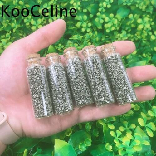 5pcs Natural Crystals Quartz Pyrite Chips Sand Energy Reiki Stones Room Home Office Aquarium Decoration Accessories Gemstone