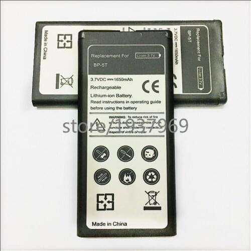 Battery BP-5T 1650mAh Rechargeable Replacement Battery For Nokia Lumia 820/825 BATTERY BP5T BP 5T