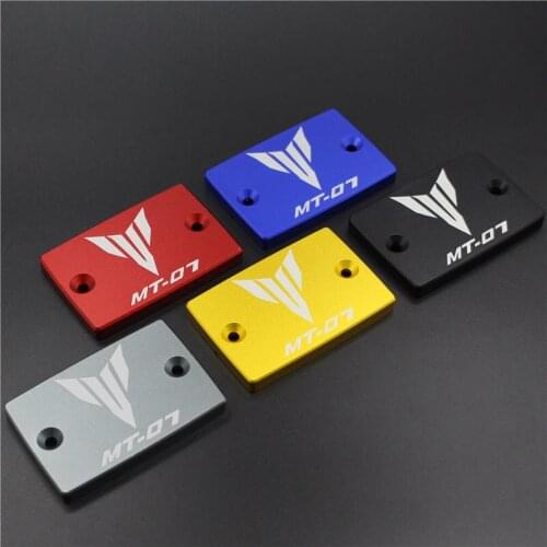 For YAMAHA MT07 MT-07 MT 07 2014 2015 2016 2017 Motorcycle Accessories Aluminum Front Brake Clutch Fluid Reservoir Cover Cap