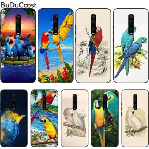 Hrmes Flower Bird Parrot Phone Case for Xiaomi Redmi8 4X 6A 9 8A Redmi 5 5Plus Note7 8Pro 7A 6A 9 9pro