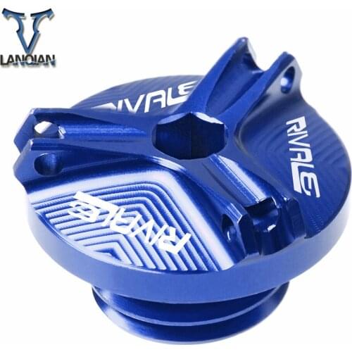 For MV AGUSTA RIVALE800 2013 2014 2015 2016 2017 Motorcycle Accessories Moto Engine Oil Cup Plug Sump Cap Cover Engine with logo