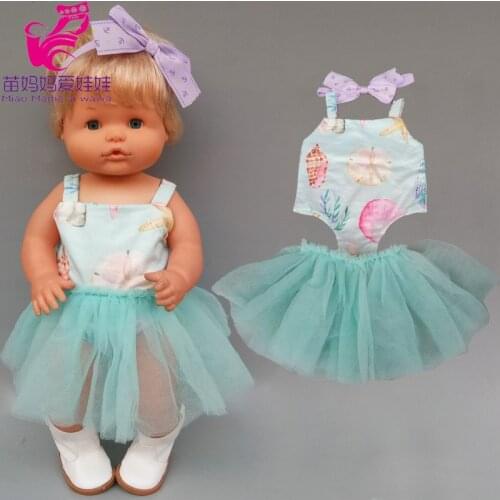 Doll dress for 40cm Nenuco Ropa y su Hermanita 16 inch baby doll clothes accessories