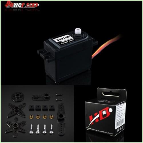 1Pcs Power HD-3001HB 4.4KG Standard servo 43g