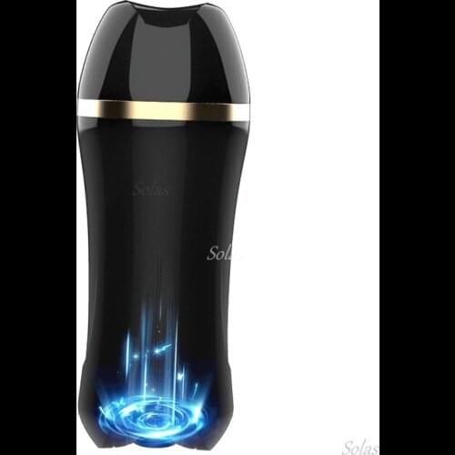 Male Masturbator Automatic Sex Toy Cup Sex Doll Vagina Simulator Oral Sex Cup Silicone Vibrator Penis Training Adult Products