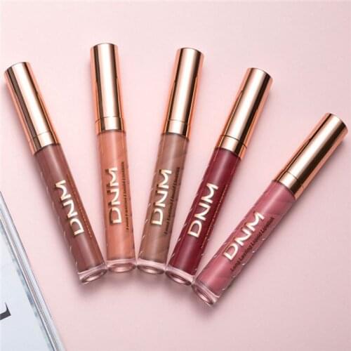 12 Colors Waterproof Matte Nude Lipstick kit Pigment Dark Red Black Long Lasting Lip Gloss Women Makeup Lipgloss T1051