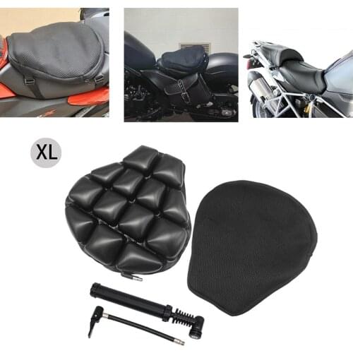 Motorcycle Air Pad Seat Cushion Cover Universal Inflatable Breathable Non-Slip Seat for R1200GS R1250GS Sport Touring