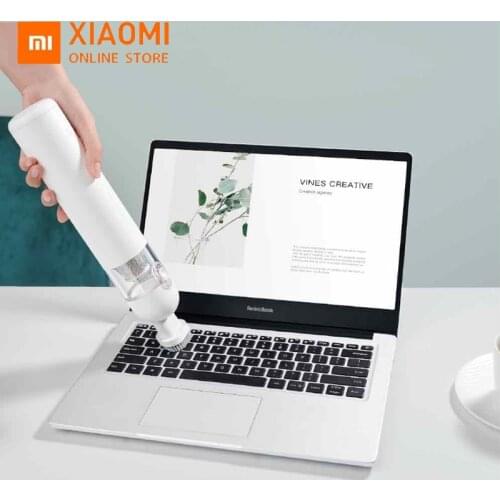 New Xiaomi Mijia Portable Car Handheld Vacuum Cleaner 13000PA Cordless Mini Dust Catcher For Car Home Office Sofa