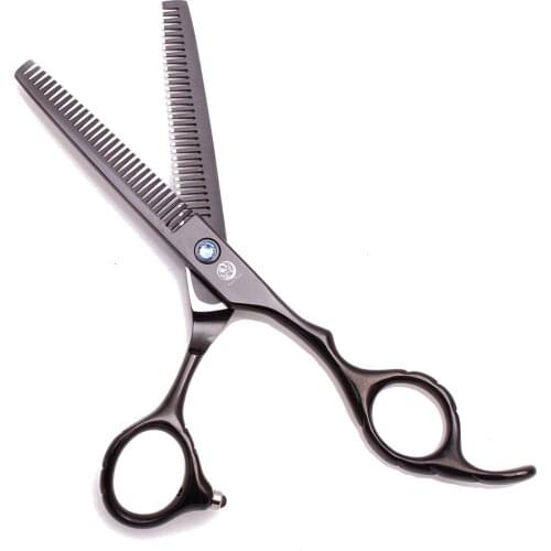 Hair Thining Scissors 5.5" 6" Purple Dragon Double Size Teeth Barber Hairdressing Scissors Professional Salon 2001# Haircut Tool