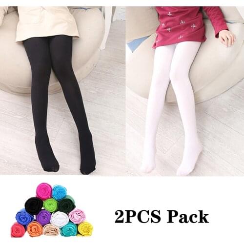 Girls Tights Kids Stretch Skinny Elastic Tights for Girls Stocking 3 6 8 10 12 14 Years Children Dance Ballet Pantyhose