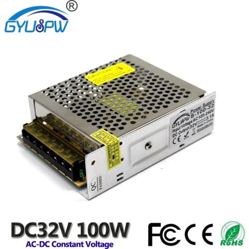 Variable Switching Power Supply DC32V 3.1A 100W Driver Transformer 220V 110V AC DC32V SMPS For Led Lighting Stepper Motor CCTV