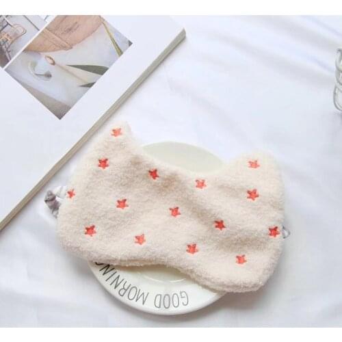 Christmas Cute Animal Eye Cover Plush Fabric Sleeping Mask Eyepatch Winter Cartoon Nap Eye Shade For Christmas Gift