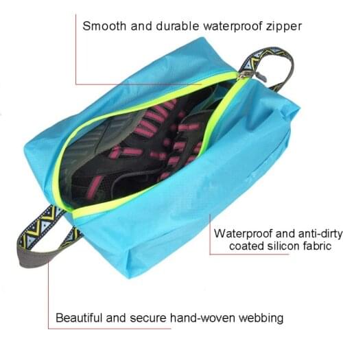 Ultralight Portable Waterproof Shoe Bag Multi-function Outdoor Travel Home Storage Organizer Case Zipper Toiletry Makeup S-XL 1