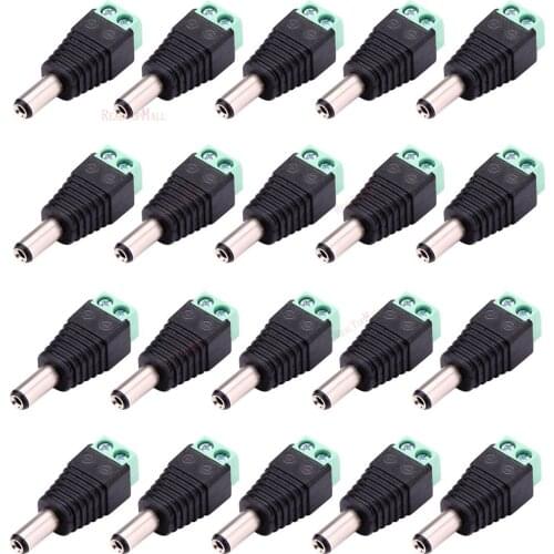 High Quality DC Power Jack Adapter Connector Plug Male 2.1mm 5.5mm