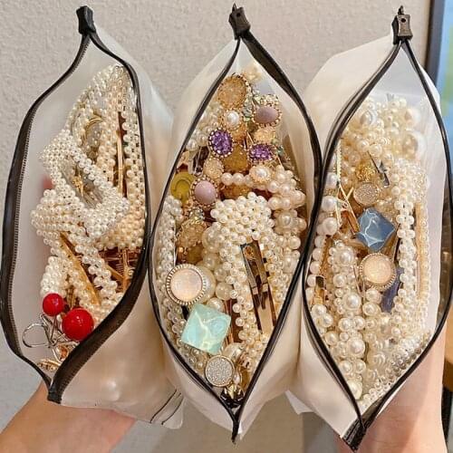 3/4/5pcs Korean Fashion Hair Clip For Women Trendy Girl Pearl Crystal Hairpins Set Geometric Hair Accessories Hairgrip Side Clip