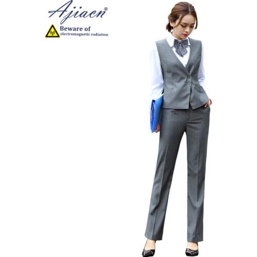 Genuine anti-electromagnetic radiation western-style clothes 5G communication monitoring room EMF shielding custom womens suits