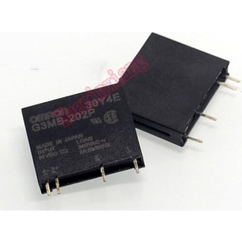 10PCS/Lot G3MB-202P-24VDC G3MB-202P 24V DC-AC SSR 24VDC/240VAC 2A Solid State Relay