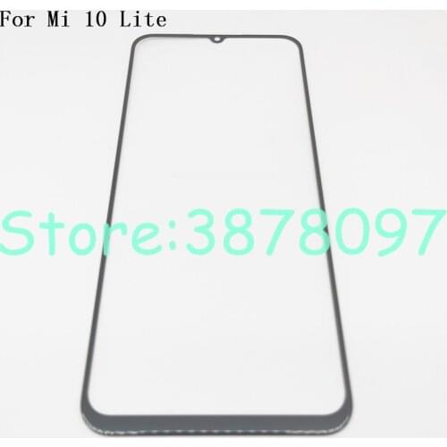 100%Original Touch Screen For Xiaomi Mi 10 Lite Front Glass Touch Screen Outer Panel Lens Repair Part