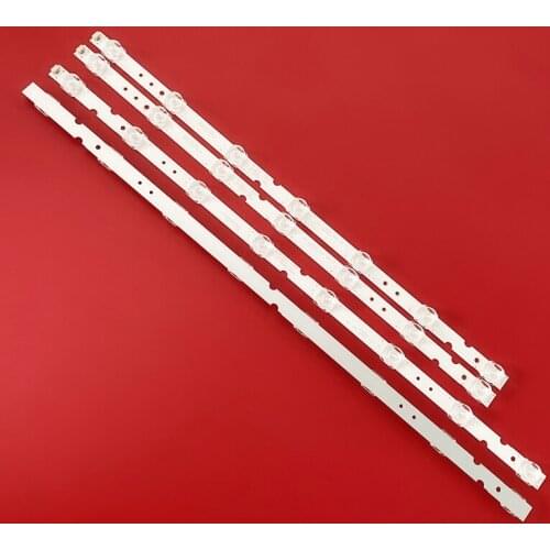 4pcs/set LED Backlight Lamp strip For TCL 55F6 55L2 4C-LB5508-HR03J 55HR330M07B2/08A2 V2