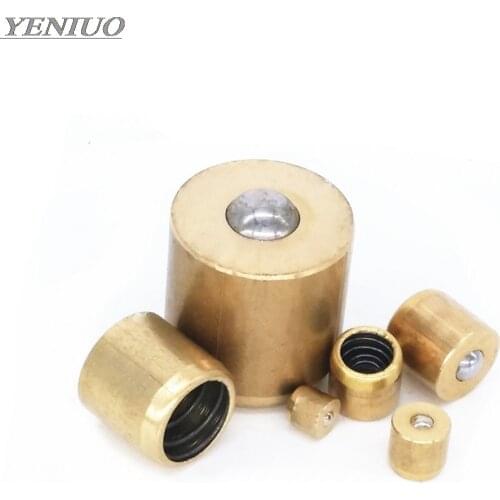 5pcs Brass Push Button oiler press fit ball Gas Engine Motor Hit&Miss Oil Grease Copper billiard cup butter