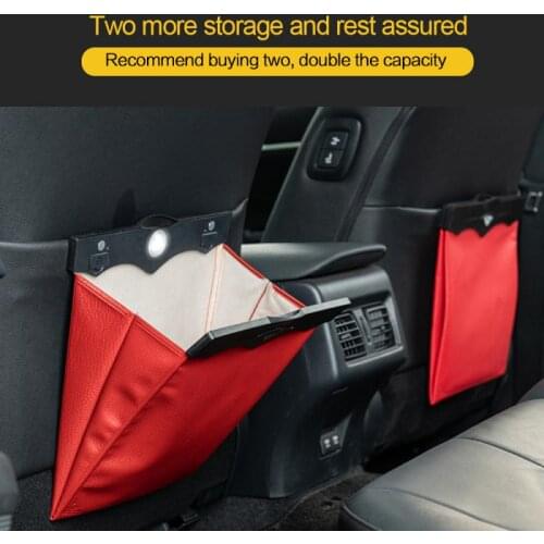 Car Folding Garbage Bag Car Garbage Storage Box Double Waterproof Car Storage Bag Thickened Multi-functional Storage Bag