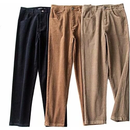 Davidyue Women's Corduroy Trousers