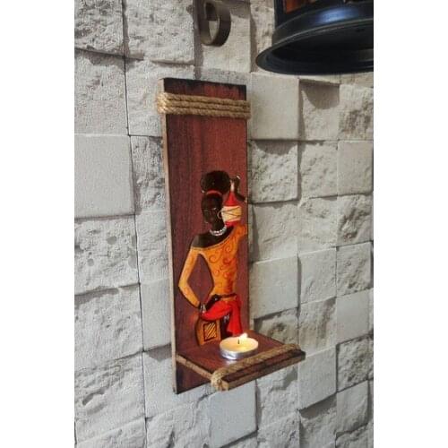 Wooden Decorative candle Holder Ornament candle Holder candle and candlestick свеча и подсвечник vela y candelero