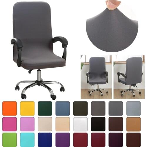 Elastic Office Lift Computer Chair Cover Modern Anti-dirty Rotating Chair Seat Case Removable Thickened With Armrest Covers