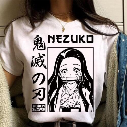 Demon Slayer T-shirt Tanjirou Kamado Nezuko Kamado Unisex T Shirt Men Anime Funny Tshirt Top Tees