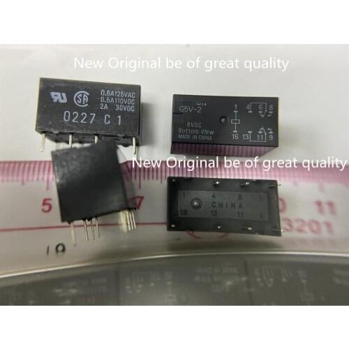 G5V-2-6VDC alias： G5V-2-DC6 0.083A (COIL), 6VDC (COIL), 500MW (COIL), 2A (CONTACT), 125VDC (CONTACT), DC INPUT, AC/DC OUTPUT