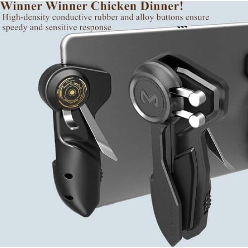 Mobile Pubg Game Controller Six Finger Game Joystick Handle Target Button L1R1 Shooter Gamepad Trigger For Ipad Tablet New Hot