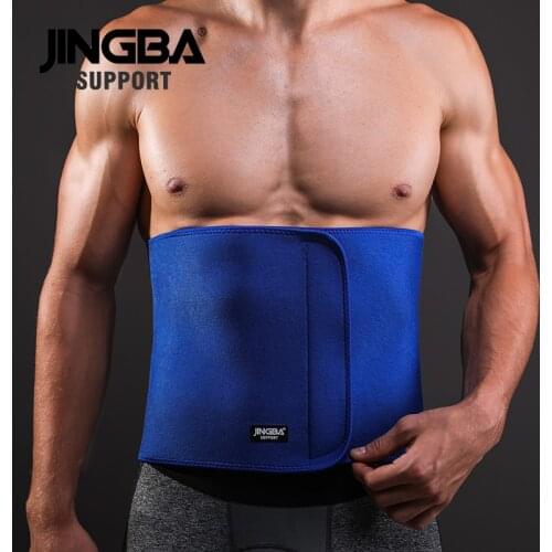 JINGBA SUPPORT fitness belt Back waist support sweat belt waist trainer waist trimmer musculation abdominale Sports Safety