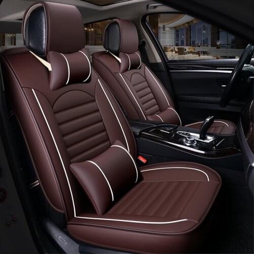 HeXinYan Leather Universal Car Seat Cover for Besturn all models B30 B50 B90 X40 B70 X80 car styling auto accessories